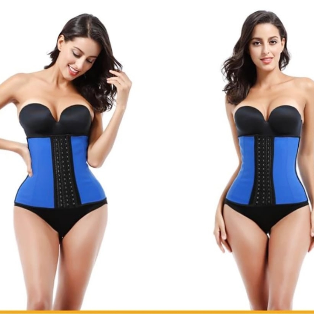 Latex waist trainer 9 steel boning